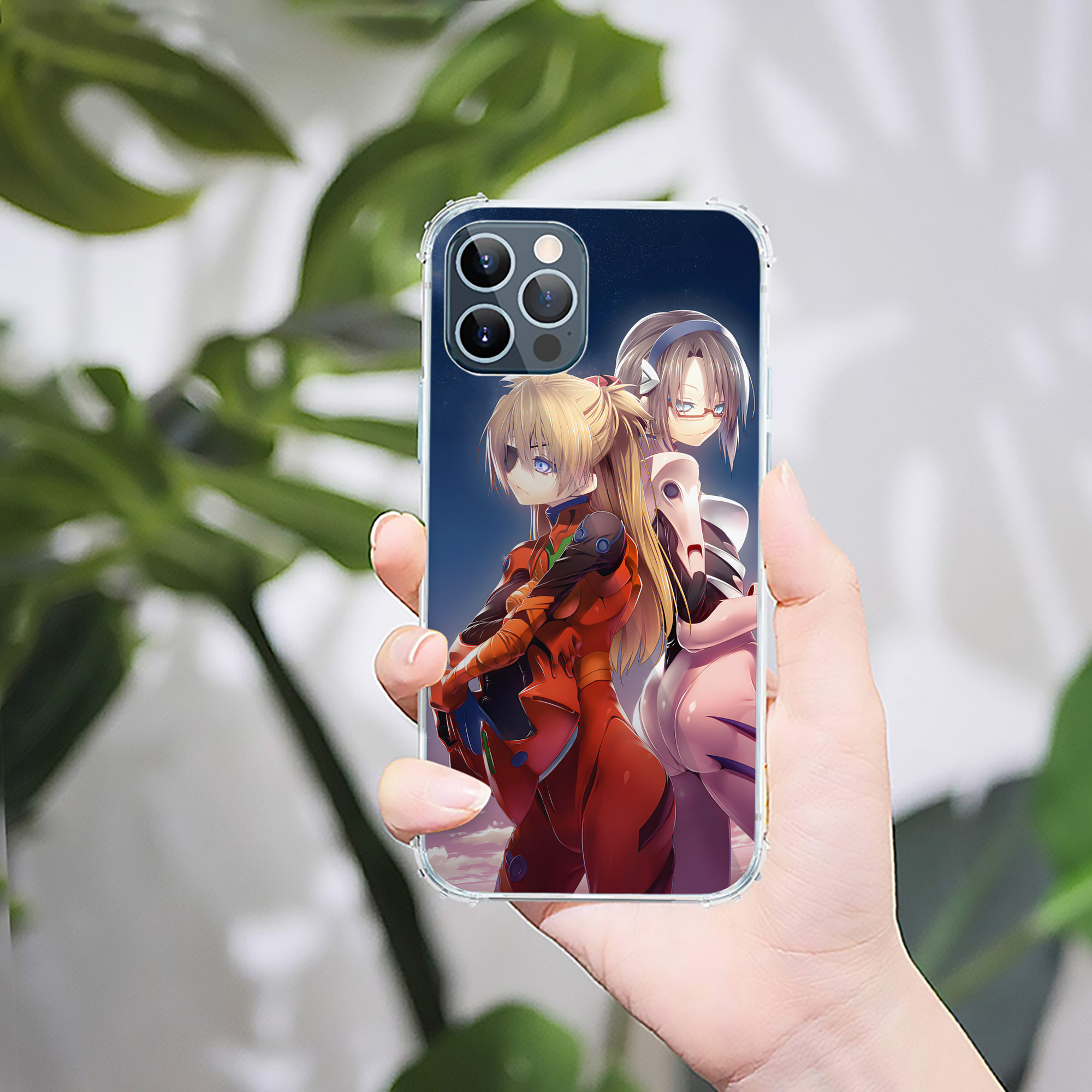 （画像用） EVA 新世紀エヴァンゲリオン 【iPhone 12シリーズ対応】透明スマホケース（クリアソフトケース）
